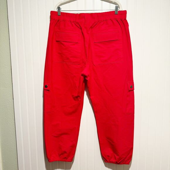 Cabi Red Quantum Cargo Jogger Pants Size Large - Picture 6 of 7